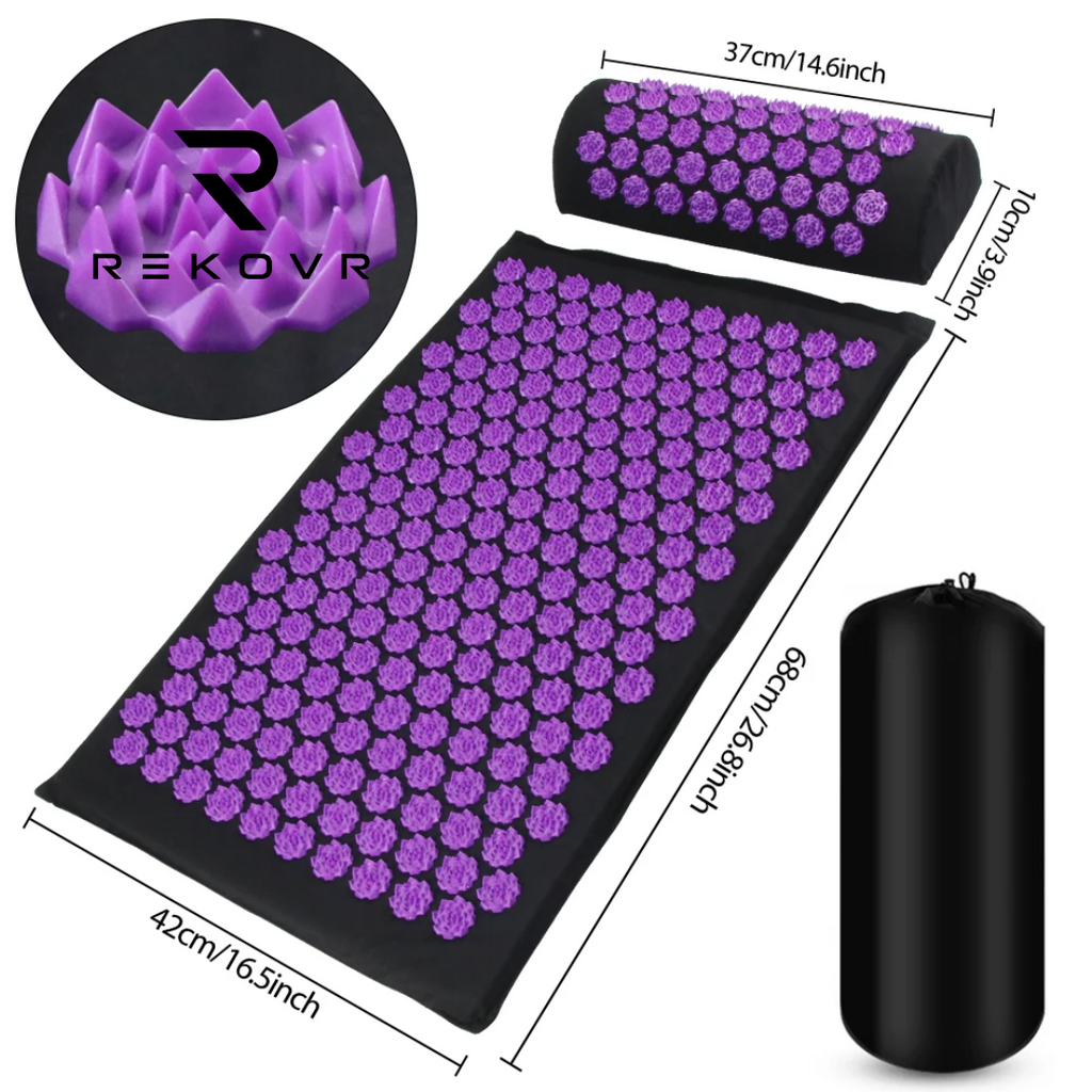 REKOVR Acupressure Mat & Pillow set